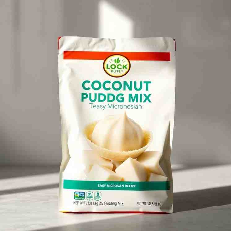 Creamy Coconut Pudding Mix - Easy Micronesian Taro Recipe